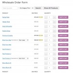WooCommerce Wholesale Order Form