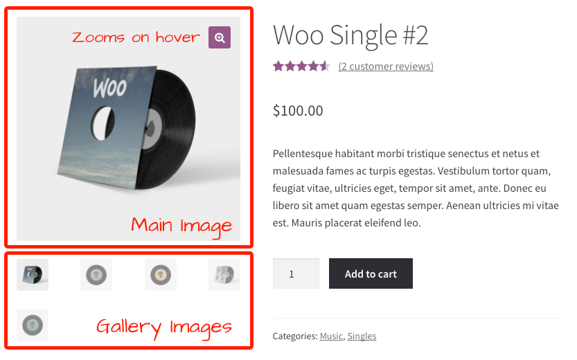 WooCommerce Product Images Gallery