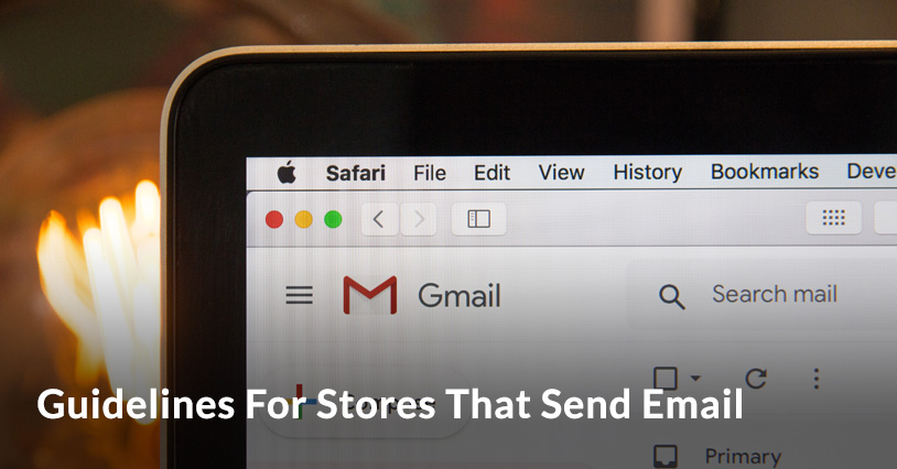 Guidelines for stores that send email