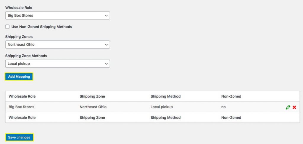 Mapping role-based shipping in WooCommercer.