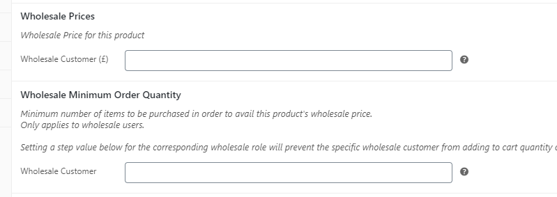 Item-specific tiered pricing options.