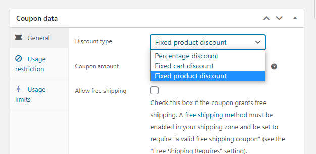 Choosing what type of coupon to use