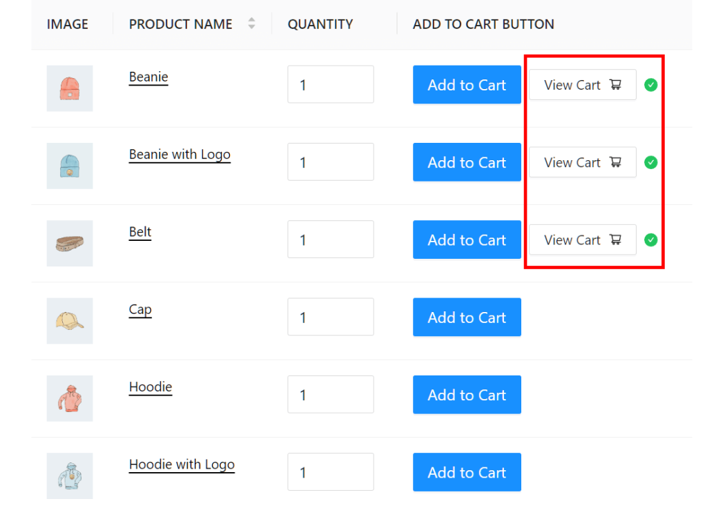 Simply Add to Cart Notices on the front end