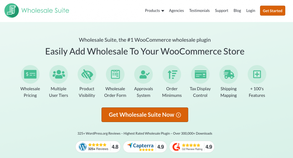 The Wholesale Suite plugin you can use for WordPress B2B sales.