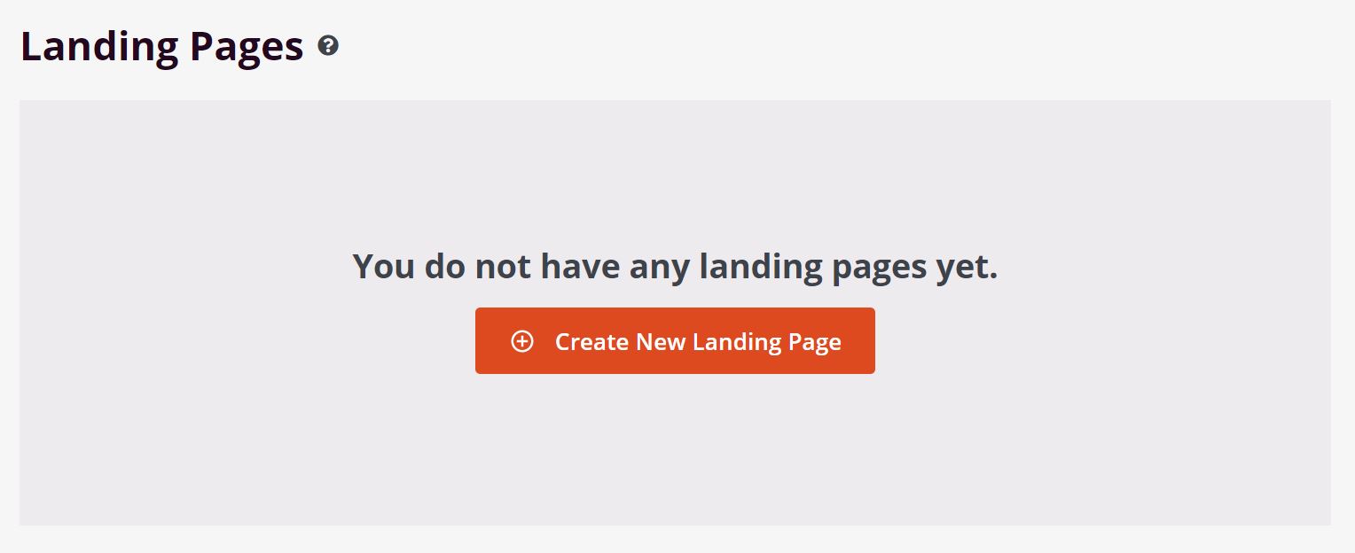 Create a new landing page in SeedProd