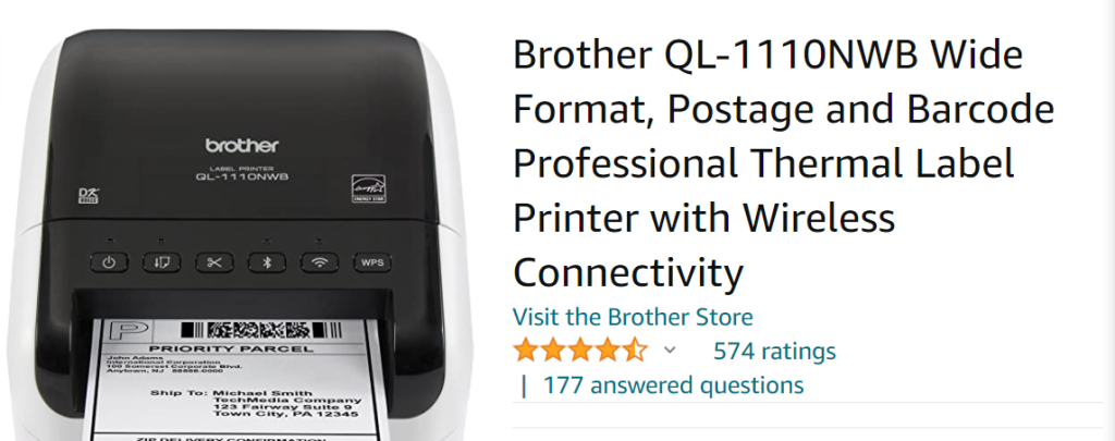 Brother Professional Label Printer