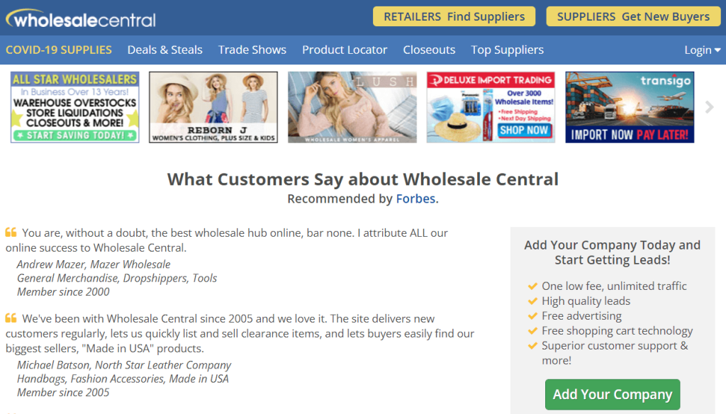 Using testimonials can help you to land more wholesale customers. 