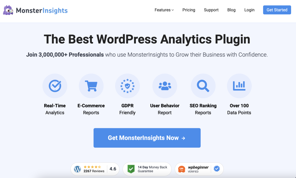MonsterInsights Enhanced Analytics CRM plugin WooCommerce