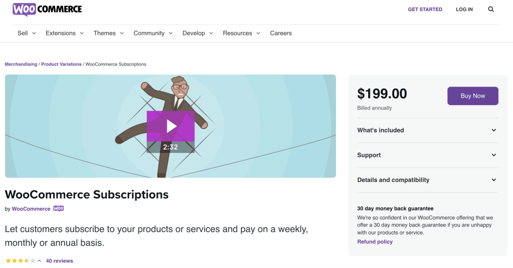 The WooCommerce Subscriptions plugin.