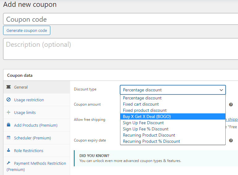 Create new coupons to increase your wholesale conversion rate