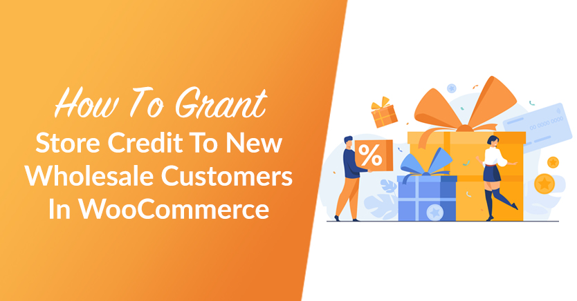 How To Grant Store Credit To New Wholesale Customers In WooCommerce (2 Easy Steps)