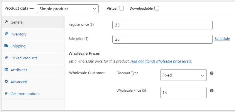 Setting clear prices can boost your wholesale conversion rate.