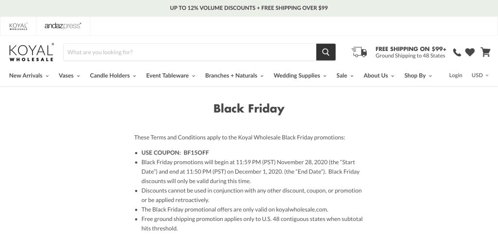 You could repare for Black Friday with coupons and discounts