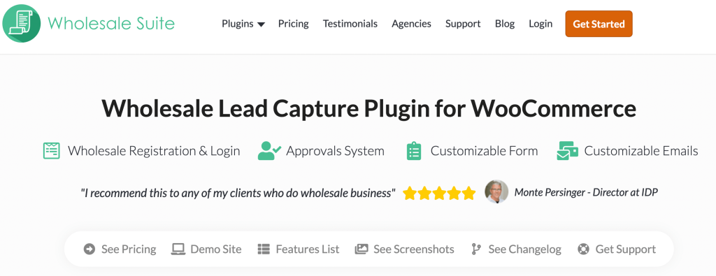 The Lead Capture plugin for WooCommerce in Wholesale Suite.