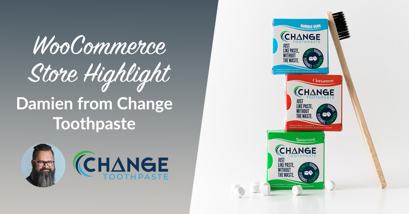 WooCommerce Store Highlight: Damien from Change Toothpaste