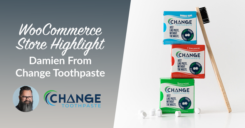 WooCommerce Store Highlight: Damien From Change Toothpaste