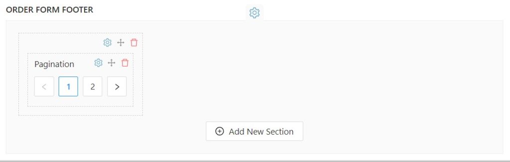 WooCommerce Quick Order form footer
