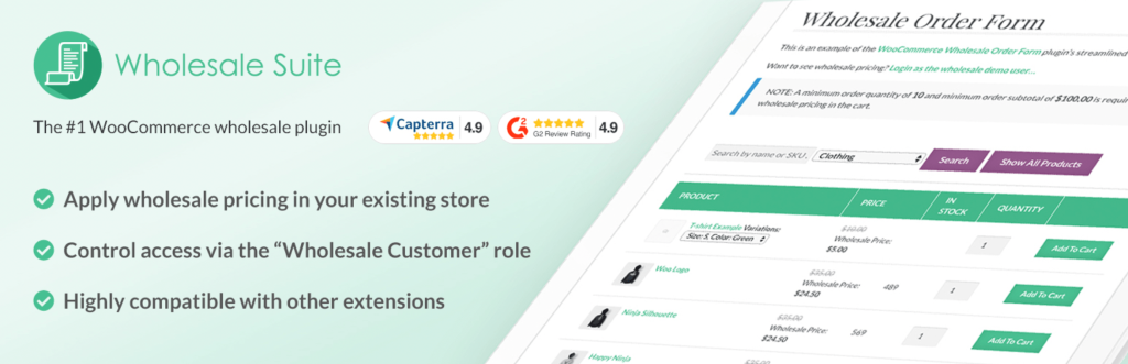 The Wholesale Prices plugin (free)