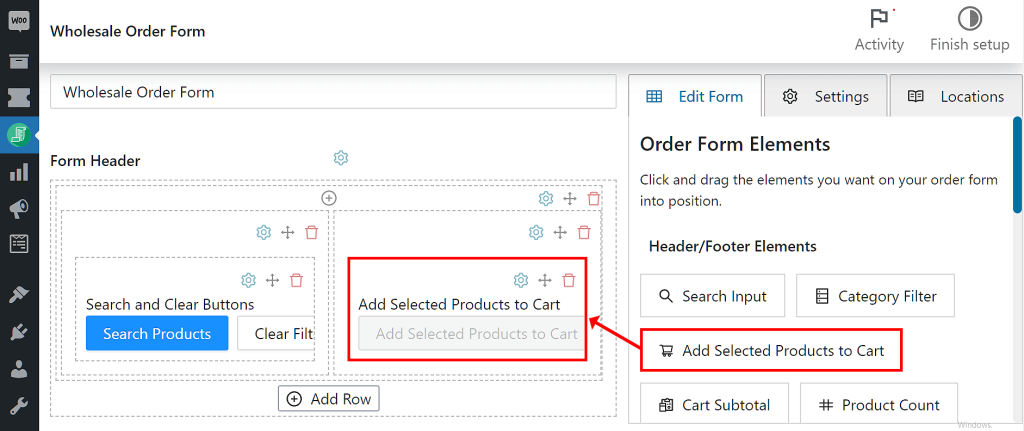 Add Selected Products To Cart Option