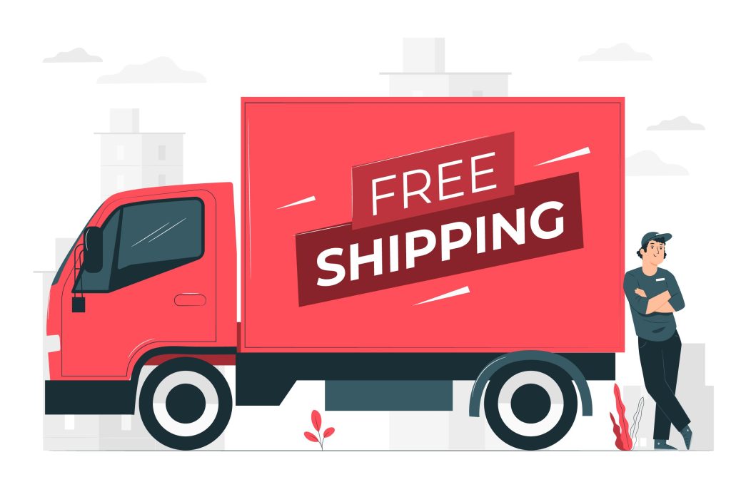 Offering free shipping on your customer's first order can be a helpful incentive that entices them to take action promptly.