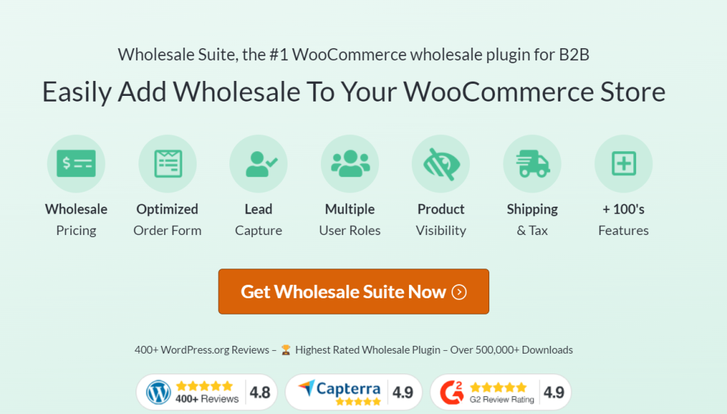 Wholesale Suite - the #1 WooCommerce wholesale plugin for B2B 