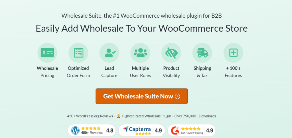 Wholesale Suite - the #1 B2B plugin for WooCommerce wholesalers 